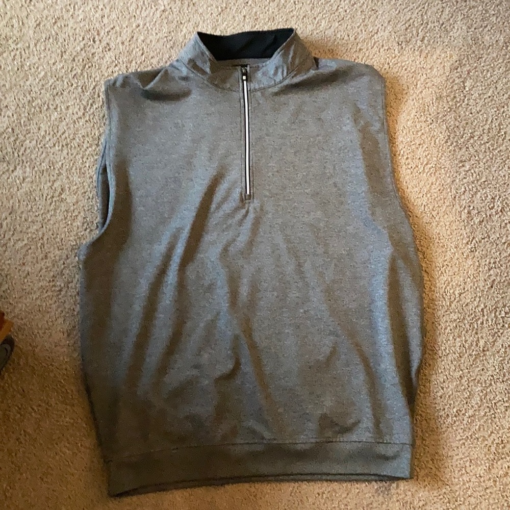 Grey FootJoy Quarter Zip Vest